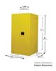 Picture of Eagle 60Gal. Cap. Safety Storage Cabinet Two Door Ma Part# - 1962X