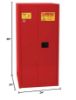 Picture of Eagle 60 Gal Flammable Safetycabinet - Manual-Close Part# - 1962Xred