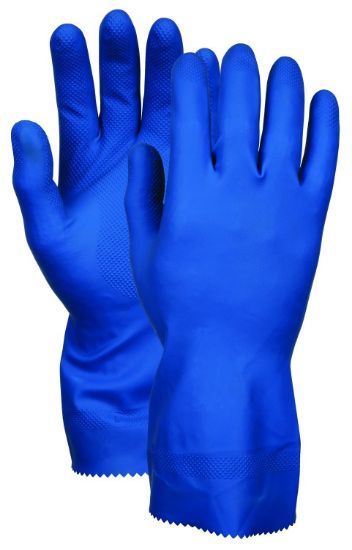 Picture of Mcr Safety Size 10-1/2 Blue Unlinedcanners Latex 18 Mil Part# - 5199B