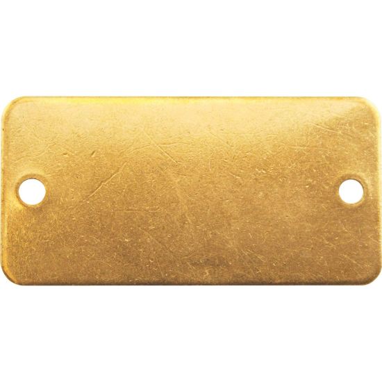 Picture of C.H. Hanson® 432B Brass Tag 1"X3" Part# - 41292