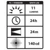 Picture of Streamlight® Stylus 3 Gold/White Ledblister Batteries Incl. Part# - 65024