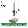 Picture of Bosch Power Tools 1/2" Laminate Trim Router Bit C.T. W/B.B. Part# - 85267M