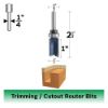 Picture of Bosch Power Tools 1/2" Ct Straight Routerbit 2-Flutes Top Bearing Part# - 85680M