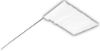 Picture of Empire® Level 4"X5"X21" White Stake Flags Part# - 78-006