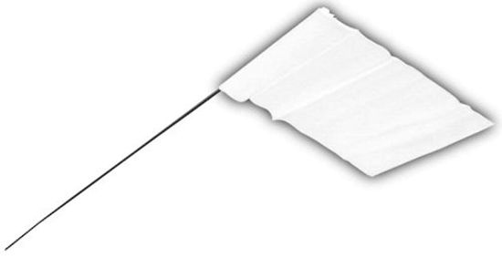 Picture of Empire® Level 4"X5"X21" White Stake Flags Part# - 78-006