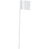 Picture of Empire® Level 4"X5"X21" White Stake Flags Part# - 78-006