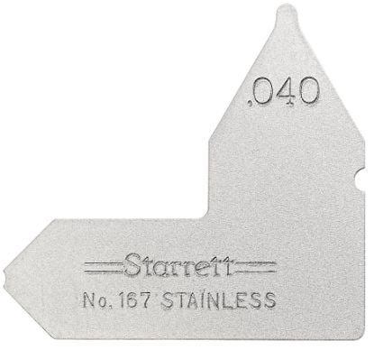 Picture of L.S. Starrett 167-040 .040" Radius Gage Part# - 63439