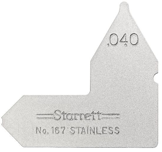 Picture of L.S. Starrett 167-040 .040" Radius Gage Part# - 63439