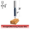 Picture of Bosch Power Tools 3/8" C.T. Straight Router Bit 2-Flutes Part# - 85225M