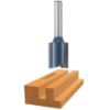 Picture of Bosch Power Tools 9/16" Straight Router Bit 1/4" Shank 2Flt. C.T. Part# - 85229M