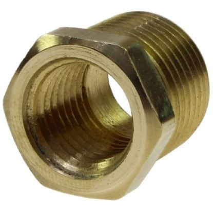 Picture of Coilhose Pneumatics 1/2"Mpt X 3/8"Fpt Reducer Bushing Brass Pipe Part# - B20806