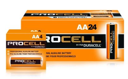 Picture of Duracell Aa Alkaline Industrial B24 Ea/Pack Part# - Durpc1500Bkd