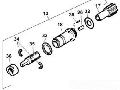 Picture of Ridgid® E2001 161 Pin Shaft Ring Part# - 39665