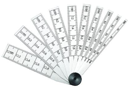 Picture of L.S. Starrett 269Ma Taper Gage 2-12Mmrange 10 Leaves Part# - 56031