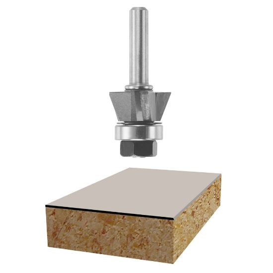 Picture of Bosch Power Tools 7/8" 3-Flute Laminate Trimmer Router Bit Part# - 85420M