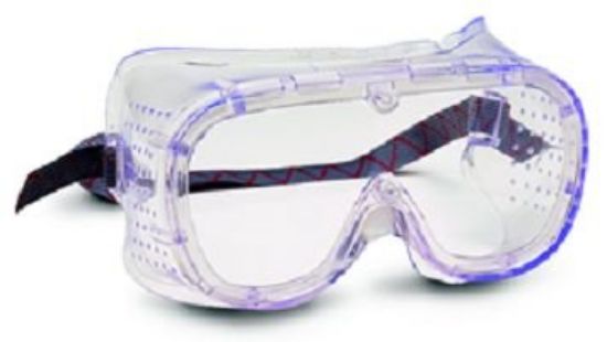 Picture of Bouton® Optical 550 Clear Frame Perf Softside Goggle Clear Lens Part# - 248-5090-300B