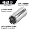 Picture of Klein Tools 7/16" Socket 3/8"Dr Part# - 65711