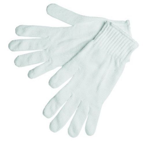 Picture of Mcr Safety Large White Imported Polyester String Glove Part# - 9616Lm