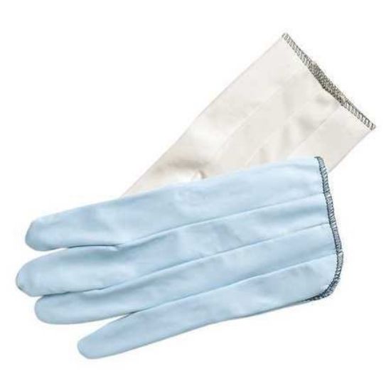 Picture of Mcr Safety White Vinyl Mens Laminated Gloves Medium Nylo Part# - 9870M