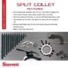 Picture of L.S. Starrett 25Sc14 Split Collet- English Thread- 3/8-24Nf Part# - 50155