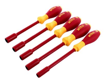 Picture of Wiha Tools 5-Pc. Insulated Nut Driver Set Metric Part# - 32291