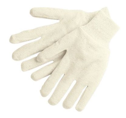 Picture of Mcr Safety Import Knit Wrist Rev.Pat. Natural Jersey Glove Part# - 8000I