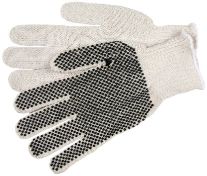 Picture of Mcr Safety Economy Weight Cotton/Poly Glove Dotted 1 Side Part# - 9657Sm