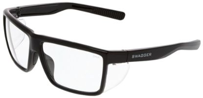 Picture of Mcr Safety Swagger Sr2 Black Frame Clear Lenses Part# - Sr210