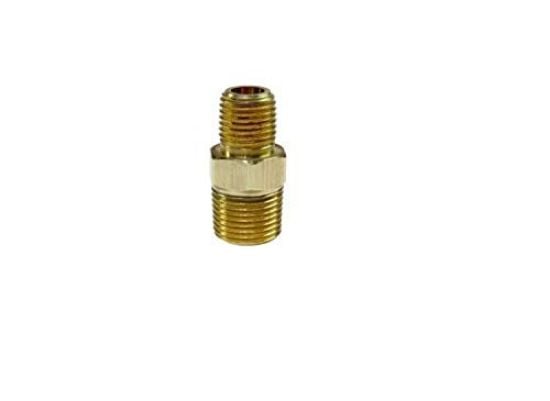 Picture of Coilhose Pneumatics 1/2"M X 3/8"M Hex Nipplebrass Pipe Fittin Part# - H0806