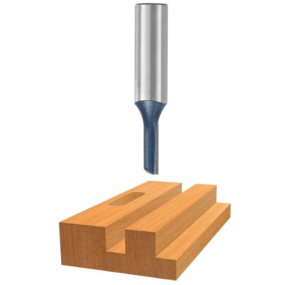 Picture of Bosch Power Tools 3/8" Straight Router Bit1-Flute C.T Part# - 85409M