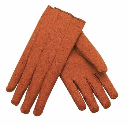 Picture of Mcr Safety Russet Stretch Vinyl Impregnated Gloves Slip Part# - 9800L