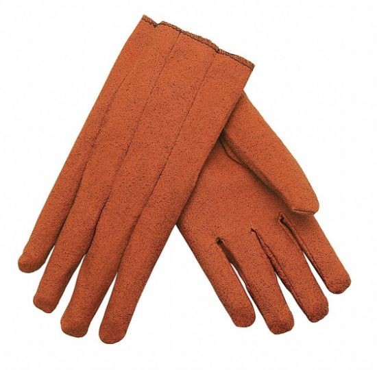 Picture of Mcr Safety Russet Stretch Vinyl Impregnated Gloves Slip Part# - 9800L