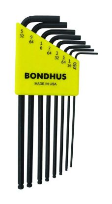 Picture of Bondhus® 8 Wrench Set .050-5/32 Ball- Driver L-Wr Part# - 10932