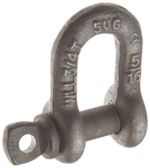 Picture of Cm Columbus Mckinnon 5/16" Screw Pin Chain Shackle Galvanized Part# - M747