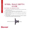 Picture of L.S. Starrett 237M Steel Rule Depth Ga Part# - 51081