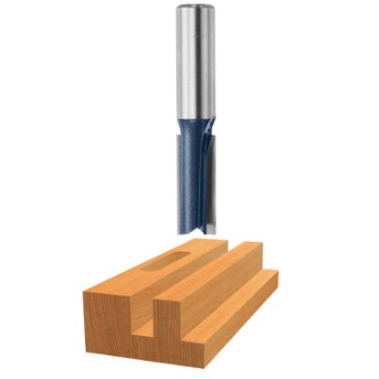 Picture of Bosch Power Tools 1/2" C.T. Straight Router Bit 2-Flutes 1/ Part# - 85242M