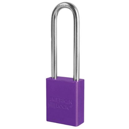 Picture of American Lock 5 Pin Alum.Safety Lockout Lock Purple(A1107Prp) Part# - A1107Prp