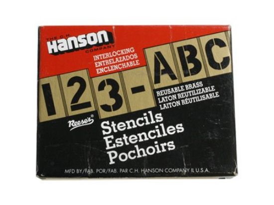 Picture of C.H. Hanson® 1/2 45Pc Letter & Numbergothic Sten Part# - 10066