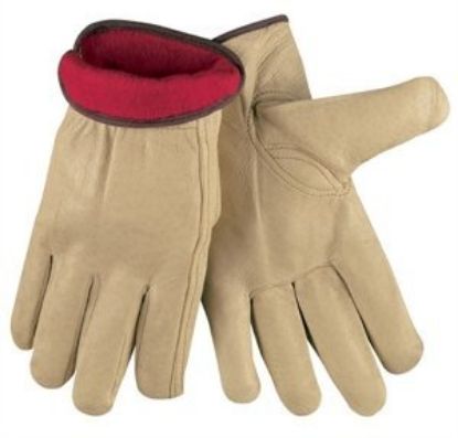 Picture of Mcr Safety Small Pig Fleece Lined Drivers Gloves Keys Part# - 3450S