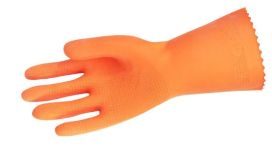 Picture of Mcr Safety Large Orange Neoprene/Latex Blend Glove 12" L Part# - 5430L