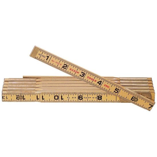 Picture of Klein Tools 6' Wooden Rule Part# - 901-6