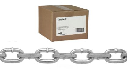 Picture of Campbell® 2/0 Bright Straight Linkmachine Chain Part# - 312014