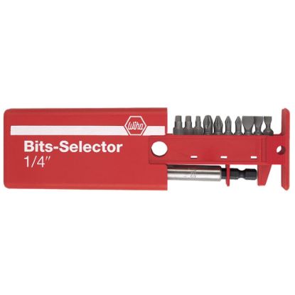 Picture of Wiha Tools Slotted-Phillips-& Square Bits Selector Se Part# - 79248