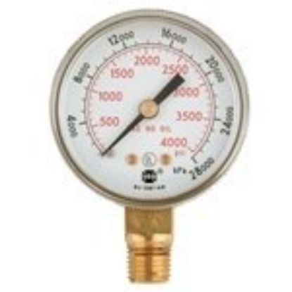 Picture of Harris Product Group Gauge 2.5" 6000# Brass Part# - 9006197