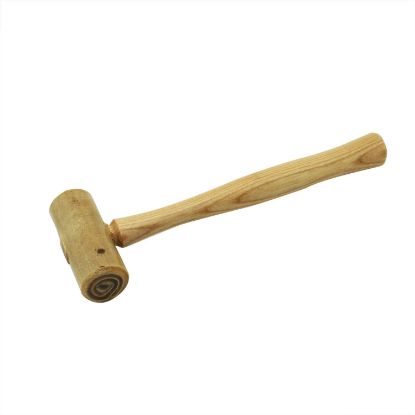 Picture of C.S. Osborne #2 1-1/2" Solid Head Rawhide Mallet Part# - 196-2