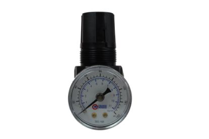 Picture of Coilhose Pneumatics 1/8" Mini Aluminum Regulator W/Gauge Part# - Mr1G