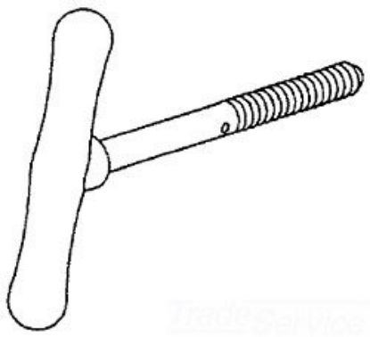 Picture of Ridgid® Feedscrew W/Handle Part# - 69007