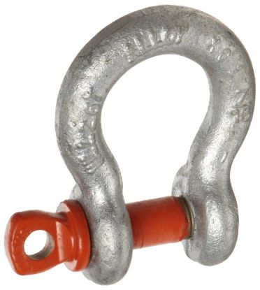 Picture of Cm Columbus Mckinnon 7/16" Galv. Alloy Steelscrew Pin Anchor Shackle Part# - M649A-G