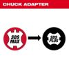 Picture of Milwaukee® Tool Adapter Sds-Max To Sds+Bit Part# - 48-03-3025