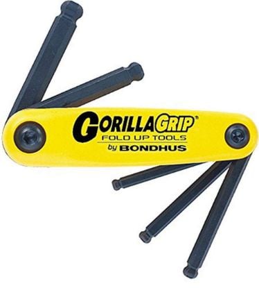 Picture of Bondhus® 3/16"-3/8" Gorilla Gripball-End Fold-Up Set Part# - 12894